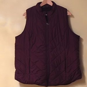 Wine colored Outdoor Vest